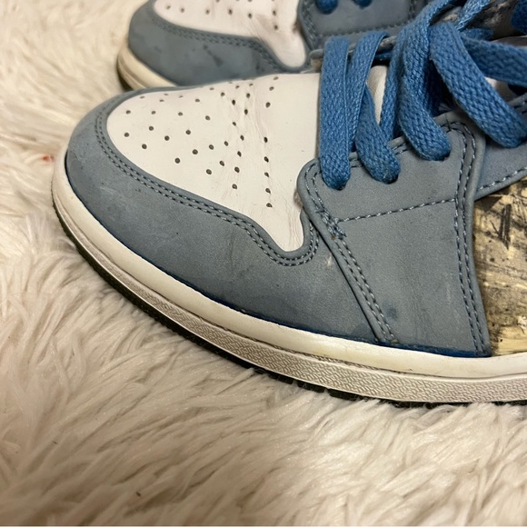 Air jordan 1 mid alpha white university blue sz 9 - Picture 13 of 16